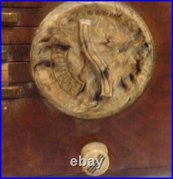 Vintage Wooden Junior Brand Radio, Probably from the 1930s