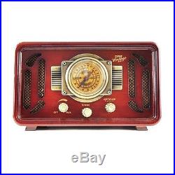 Vintage Wooden Radio Retro Style Antique USB/SD Readers Bluetooth Radio System