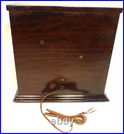 Vintage Working Art Deco MUSIC MASTER shelf speaker 3980 OHMS METAL 12 X 12
