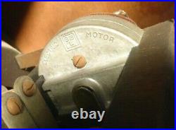 Vintage Working BBL MOTOR ELECTRIC CO. RADIO WOOD CABINET SPEAKER 815 ohms