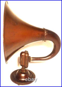 Vintage Working BRISTOL AUDIOPHONE HORN SPEAKER 22 hi / 15bell / 222 ohms