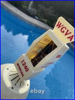 Vintage Working Promotional Advertising Microphone Mike Radio WGVA See Video Vintage Working Promotional Advertising Microphone Mike Radio WGVA See Video