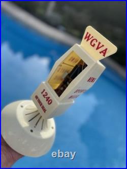 Vintage Working Promotional Advertising Microphone Mike Radio WGVA See Video Vintage Working Promotional Advertising Microphone Mike Radio WGVA See Video