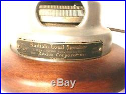 Vintage Working RCA UZ-1320 HORN SPEAKER with ADJUSTABLE VOLUME 1450 OHMS 26 hi