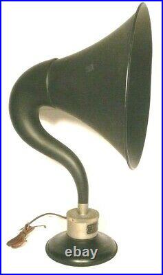 Vintage Working ROLO 23 METAL HORN SPEAKER 636 OHMS BELL 14