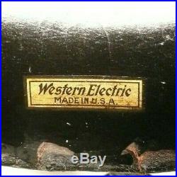 Vintage Working WESTERN ELECTRIC HORN SPEAKER with ADJUSTABLE VOLUME 30 hi