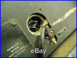 Vintage World War II 2 Signal Corps Radio transmitter receiver Farnsworth Army