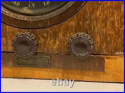 Vintage Worthmore 588 Shortwave Tube Radio Antique (For Parts Or Repair Only)