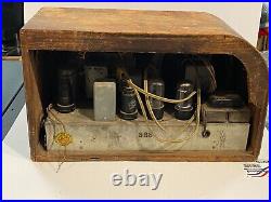 Vintage Worthmore 588 Shortwave Tube Radio Antique (For Parts Or Repair Only)