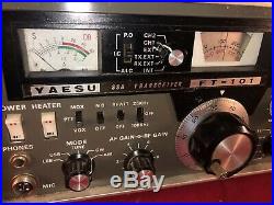 Vintage Yaesu FT-101 HAM Tube Radio HF AM / CW / SSB Transceiver Ham Estate