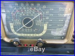 Vintage ZENITH Model H500 Trans Oceanic Short Wave Radio Works