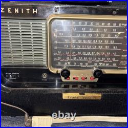 Vintage ZENITH Trans-Oceanic Model B600 RADIO World-Band RECEIVER WORKS