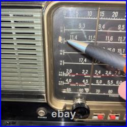 Vintage ZENITH Trans-Oceanic Model B600 RADIO World-Band RECEIVER WORKS