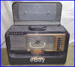 Vintage ZENITH Trans-Oceanic Short Wave Radio Wave Magnet WORKING