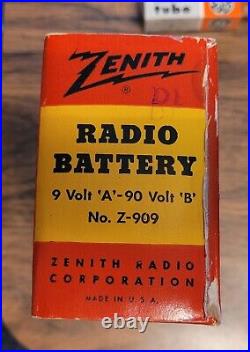 Vintage ZENITH Trans Oceanic Wave Magnet Tube Radio H500 Works READ DESCRIPTION