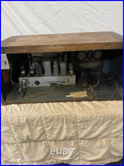 Vintage ZENITH Wood Tube Radio 6G638 Ch=6B09 Parts Only