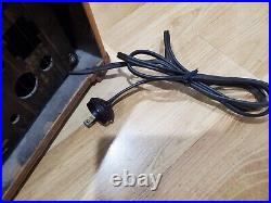 Vintage Zenith 1941 Toaster Tube Radio 6D525 Art Deco 40s Wood Rare