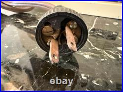 Vintage Zenith 1952 Model L522W AM Tube Clock Radio Bakelite White Telechron