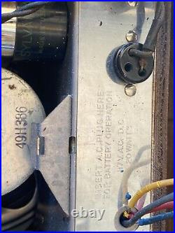 Vintage Zenith 5G500 Wavemagnet Portable Long Distance Tube Radio Untested