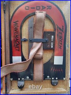 Vintage Zenith 5G500 Wavemagnet Portable Long Distance Tube Radio Untested