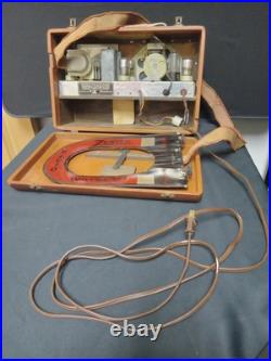 Vintage Zenith 5G500 Wavemagnet Portable Long Distance Tube Radio Untested