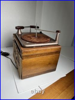 Vintage Zenith 5r68UX Tube Radio with Phono Record Player VERY RARE! MCM UNTESTED