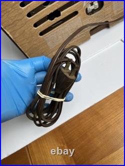 Vintage Zenith 5r68UX Tube Radio with Phono Record Player VERY RARE! MCM UNTESTED