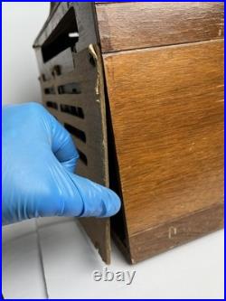 Vintage Zenith 5r68UX Tube Radio with Phono Record Player VERY RARE! MCM UNTESTED