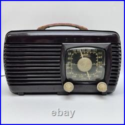 Vintage Zenith 6D510 Bakelite Long Distance Tube Radio Tested & WORKS RARE