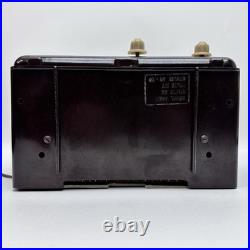Vintage Zenith 6D510 Bakelite Long Distance Tube Radio Tested & WORKS RARE