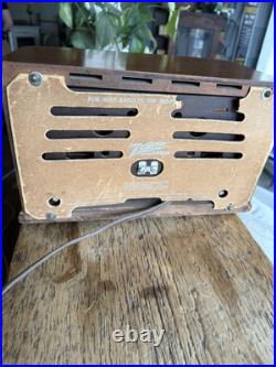 Vintage Zenith 6D-628 Antique Tube Radio. Works-Beautiful Am Radio