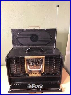 Vintage Zenith 8G005Y1 ShortWave Tube Radio Trans-Ocean World Band Portable