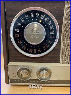 Vintage Zenith AM/FM Stereo Radio Stereophonic Model MJ1035 Tube 1960's Works