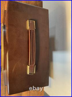 Vintage Zenith AM FM Tube Radio Model Y825 Bakelite Works