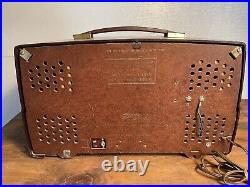 Vintage Zenith AM FM Tube Radio Model Y825 Bakelite Works