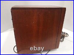 Vintage Zenith AM/FM Tube Wood Cabinet Radio G730W Working See Video