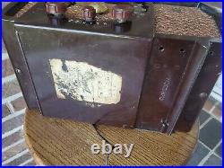 Vintage Zenith Brown AM/FM Radio Model H723-ZZ 1952
