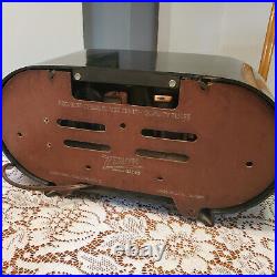 Vintage Zenith Consol Tone Racetrack Tube Radio H511Y -SWEET