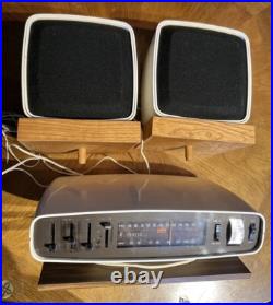 Vintage Zenith E-441W X-Tube Table AM/FM Radio #CO235361