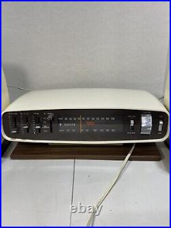 Vintage Zenith E-441W X-Tube Table AM/FM Radio Tested See Video