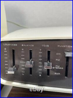 Vintage Zenith E-441W X-Tube Table AM/FM Radio Tested See Video