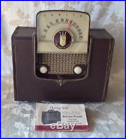 Vintage Zenith Flip-front Tube Radio Model G503