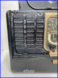 Vintage Zenith G500 Trans-Oceanic Radio 5G40 Chassis Portable Shortwave Radio