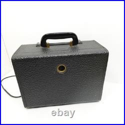 Vintage Zenith G503-Y Portable Tube Radio Chassis 5G41 Black Case Works