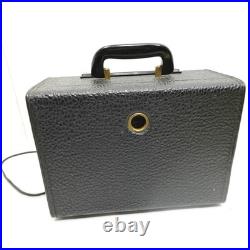 Vintage Zenith G503-Y Portable Tube Radio Chassis 5G41 Black Case Works Vintage Zenith G503-Y Portable Tube Radio Chassis 5G41 Black Case Works