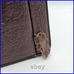 Vintage Zenith Glass Tube Flip Up AM Suitcase Travel Radio Mid Century 4G903