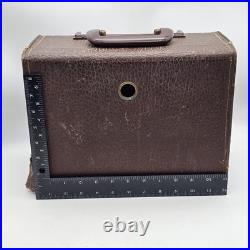 Vintage Zenith Glass Tube Flip Up AM Suitcase Travel Radio Mid Century 4G903