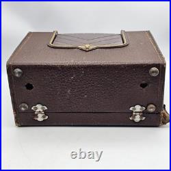 Vintage Zenith Glass Tube Flip Up AM Suitcase Travel Radio Mid Century 4G903