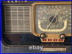 Vintage Zenith H500 Trans Oceanic Shortwave Tube Radio