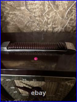 Vintage Zenith H615 Brown Bakelite Tube AM Radio Working Original Back 1950s
